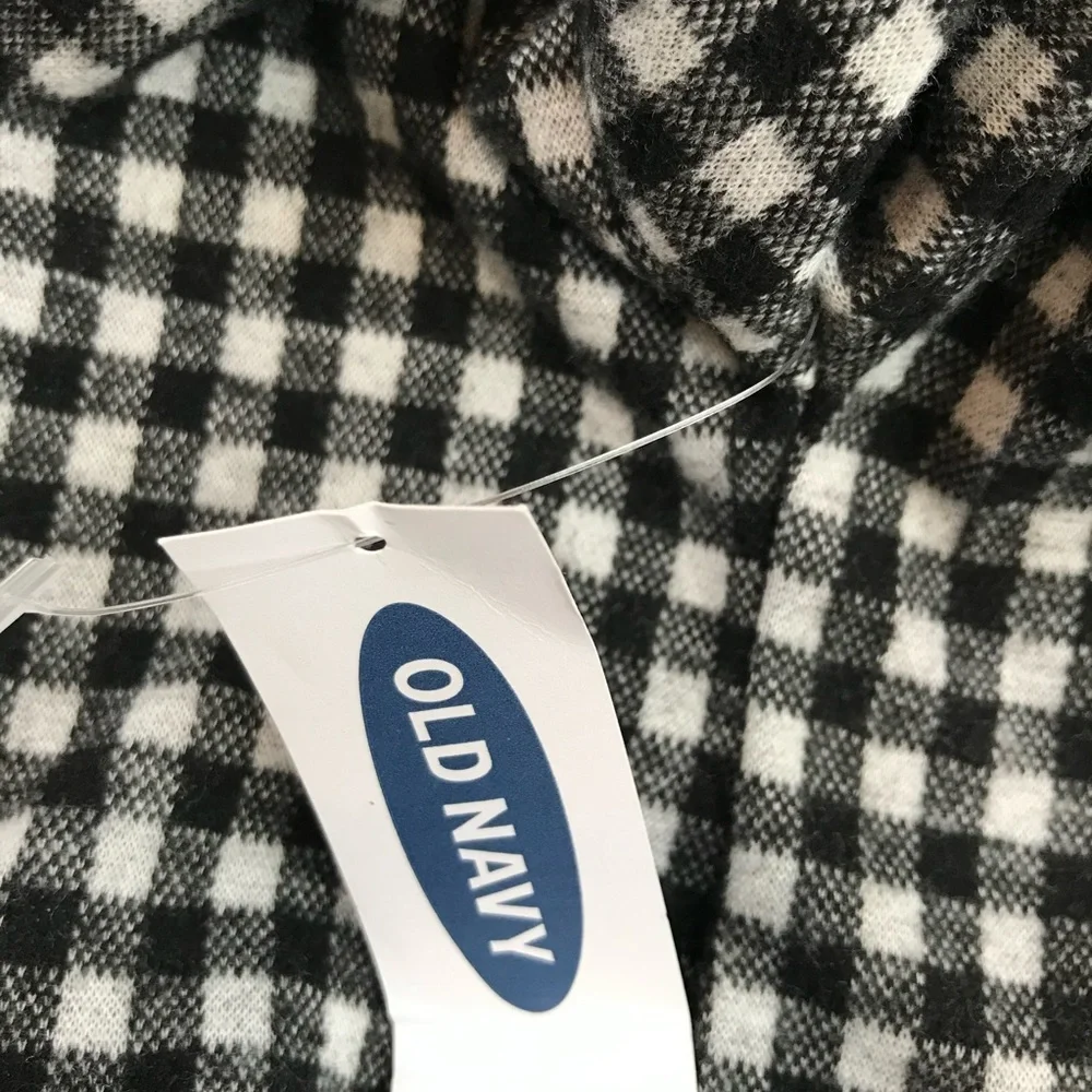 Old Navy Girls Check Puff‎ Sleeve Top